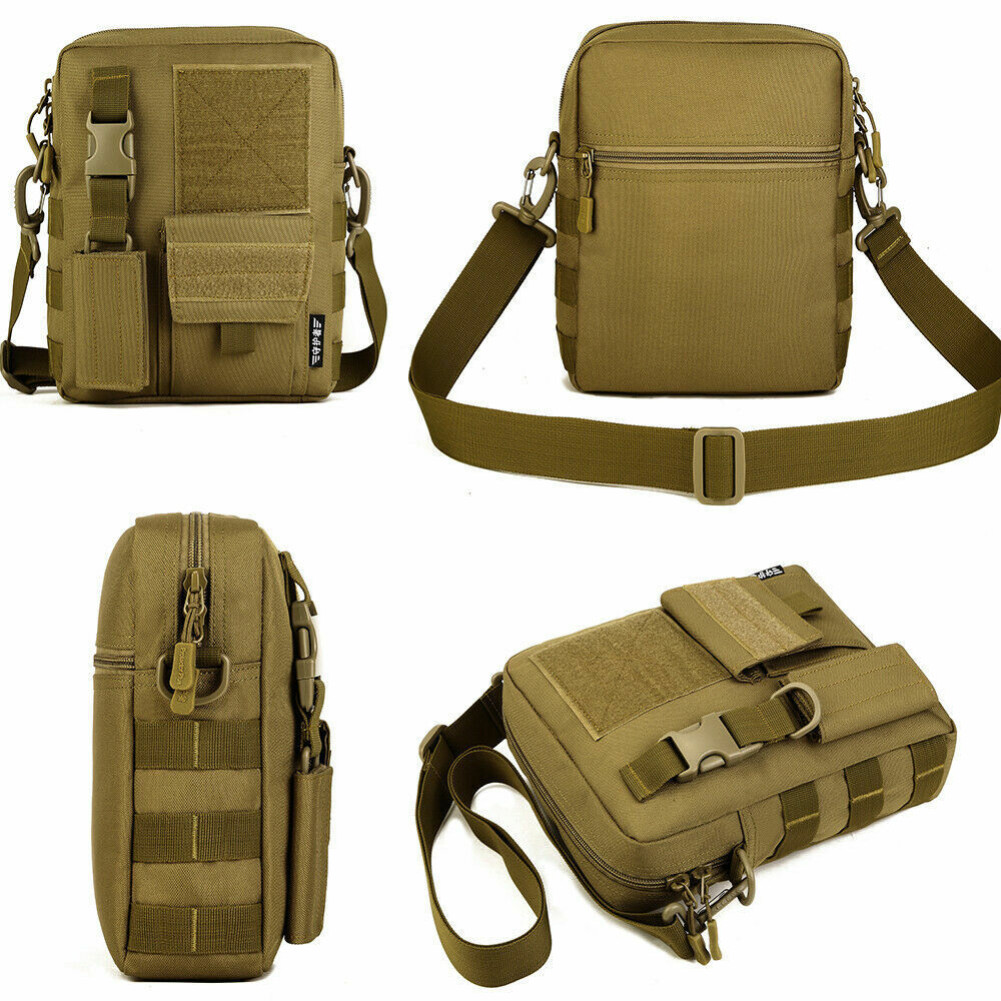 Outdoor Tactical Military Sling Chest Bag Molle Backpack Crossbody Shoulder Pack
