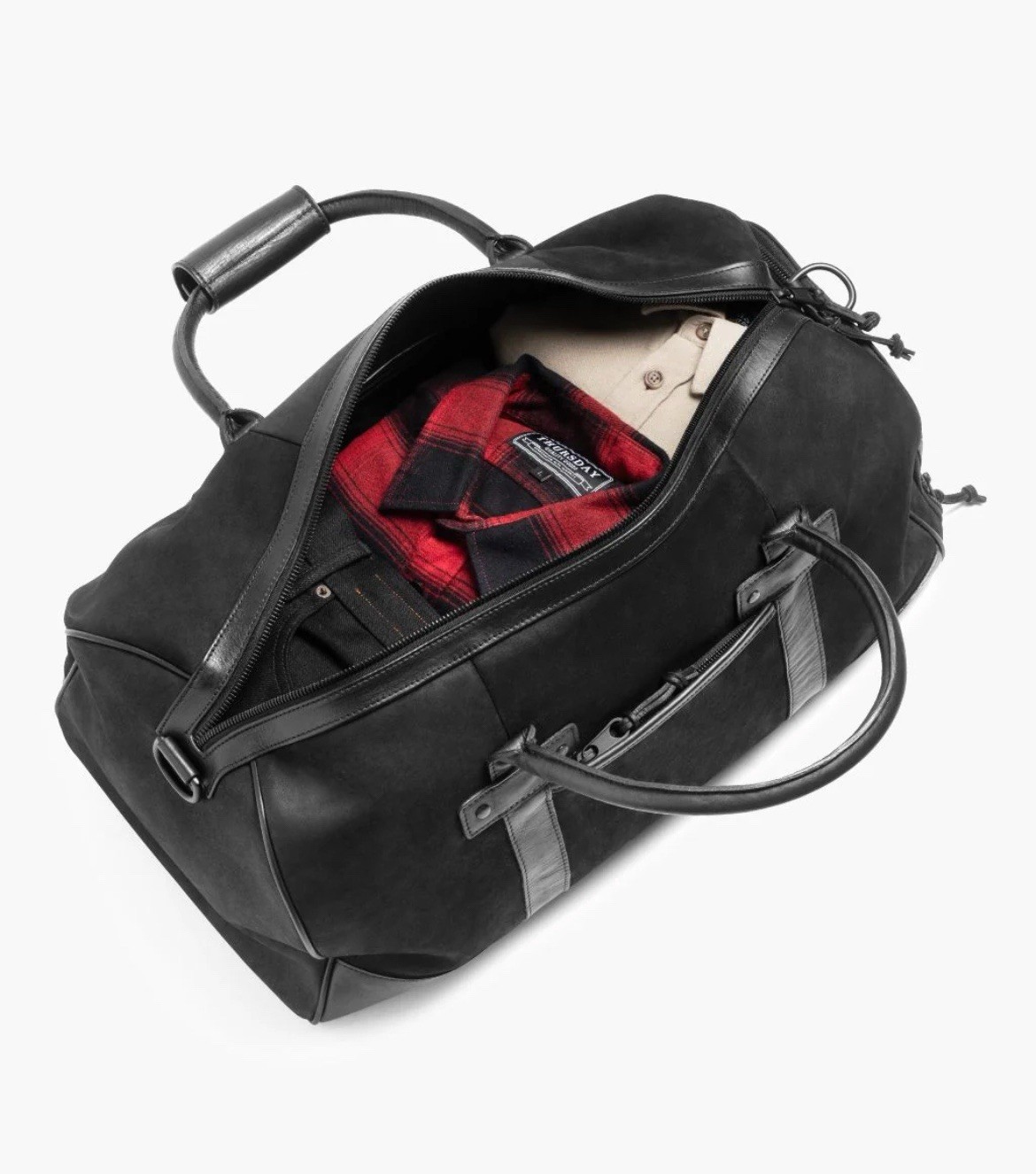 New Thursday Black Matte Weekender Bag Large