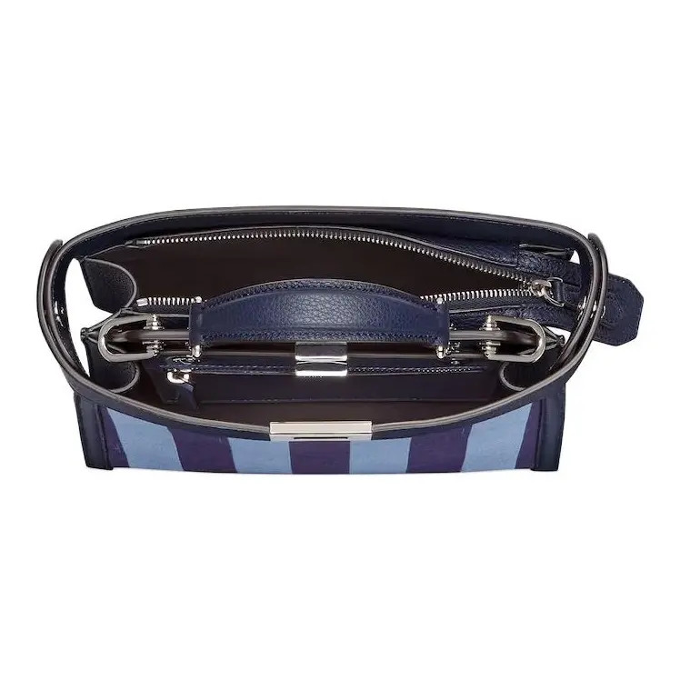 FENDI Peekaboo ISeeU Single Shoulder Top Handle Bag Men’s 10.2×4.1×9.8 in