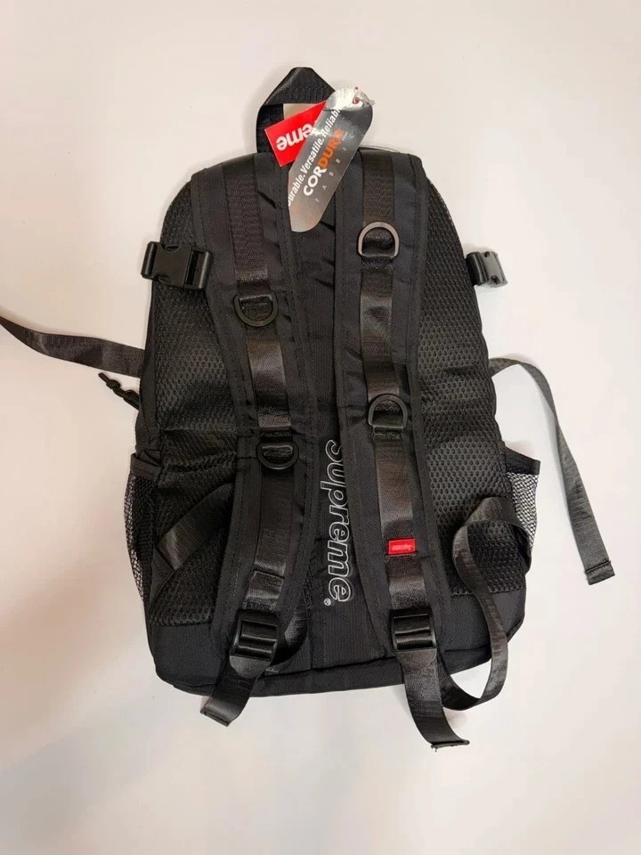 Supreme Mesh Backpack SS20 Black One Size 3M Reflective Logo