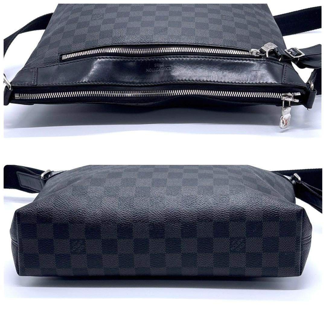 Louis Vuitton Damier Graphite Mick PM Shoulder Bag Handbag Designer 34x23x6cm