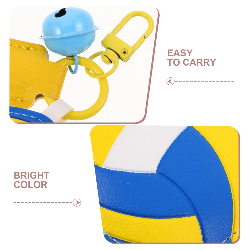 Volleyball Bag Charm Sport Keychain Charms Handbag Sports Coaches Pendant