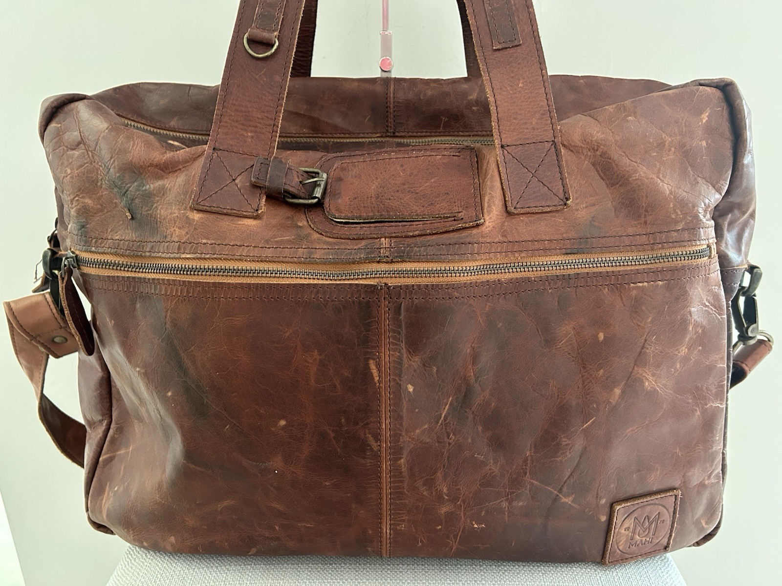 MAHI Leather Duffle Distressed