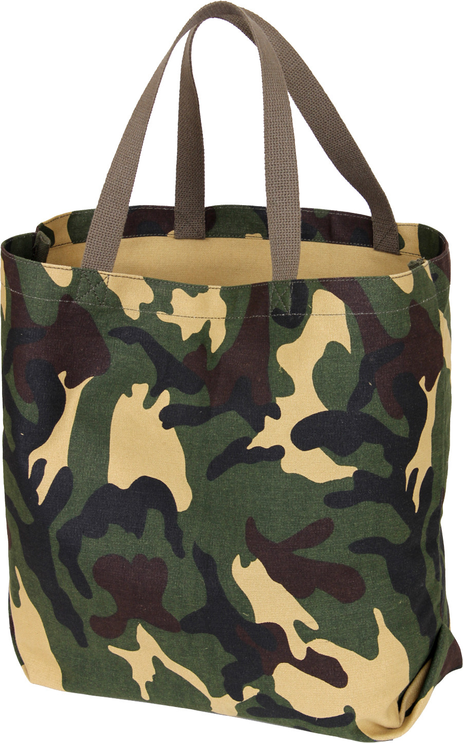 Rothco Camo Tote Shopping Bag Shoulder Canvas Reusable Grocery Carry All Army