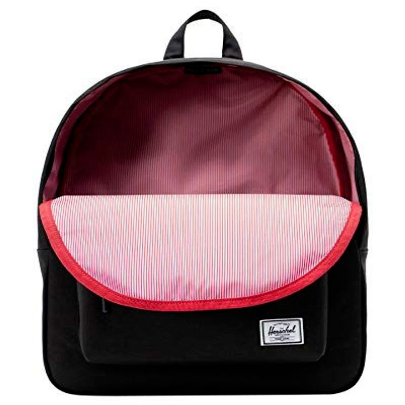 Herschel Backpack, Black, Classic 24 L Black 16.5″ H X 12″ W X 5.5″ D
