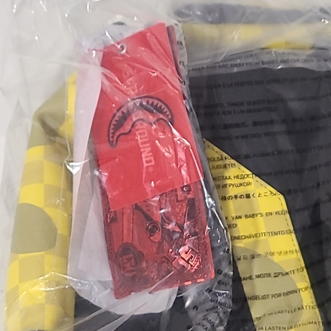 Sprayground x Spongebob Square Check Flex Backpack BRAND NEW