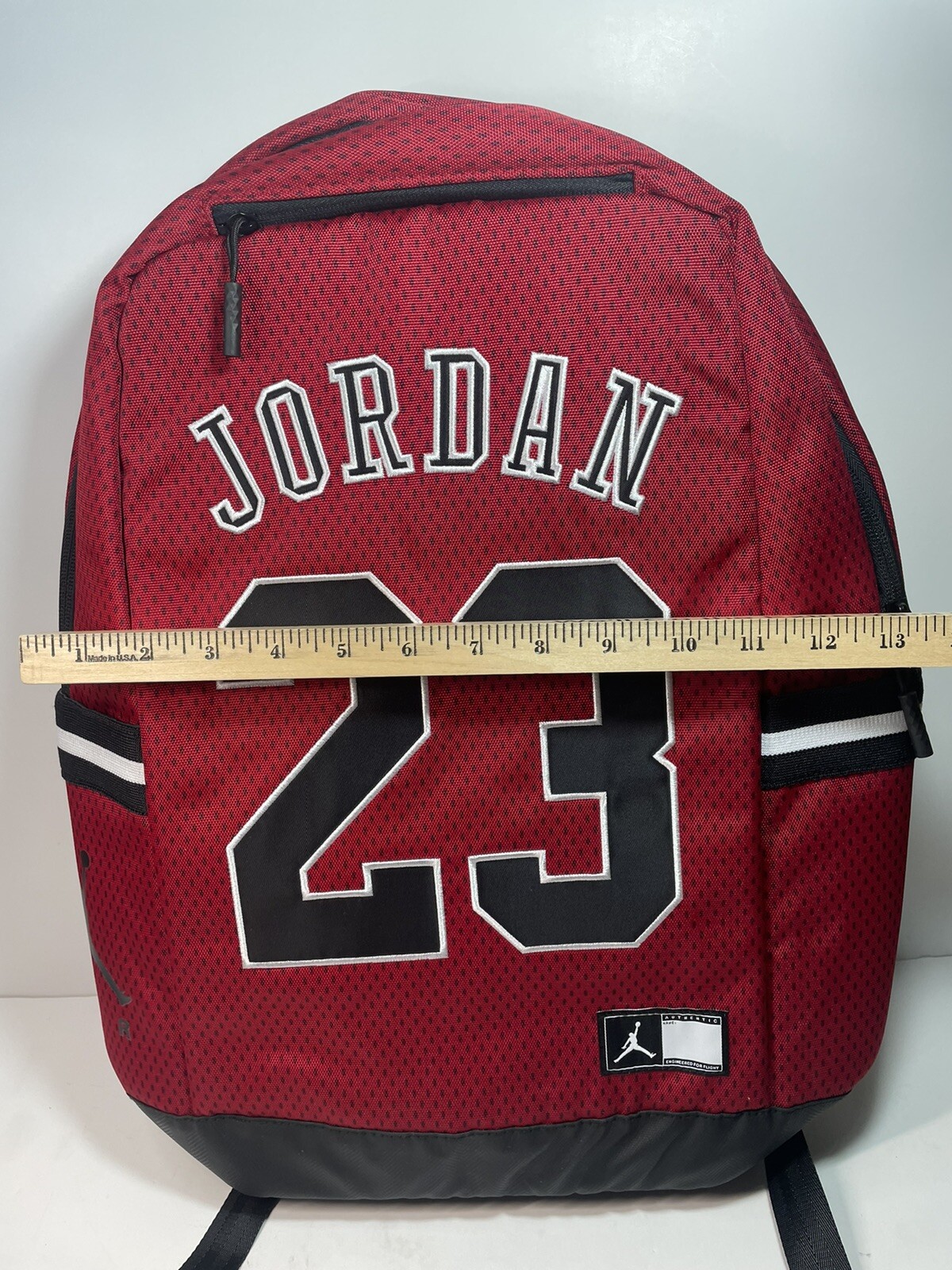 JORDAN “CHICAGO BULLS 23 JERSEY” Backpack #9A0419 R78 Brand New