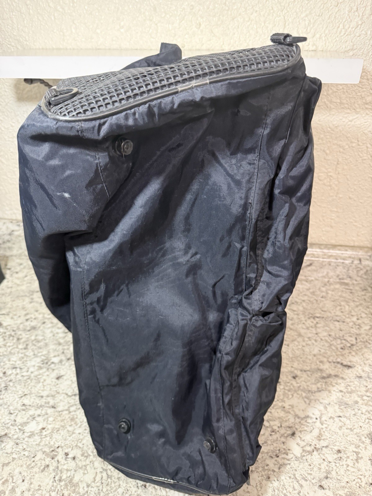 TRUE VINTAGE 90s HARLEY DAVIDSON AN AMERICAN LEGEND BLACK DUFFLE BAG Read