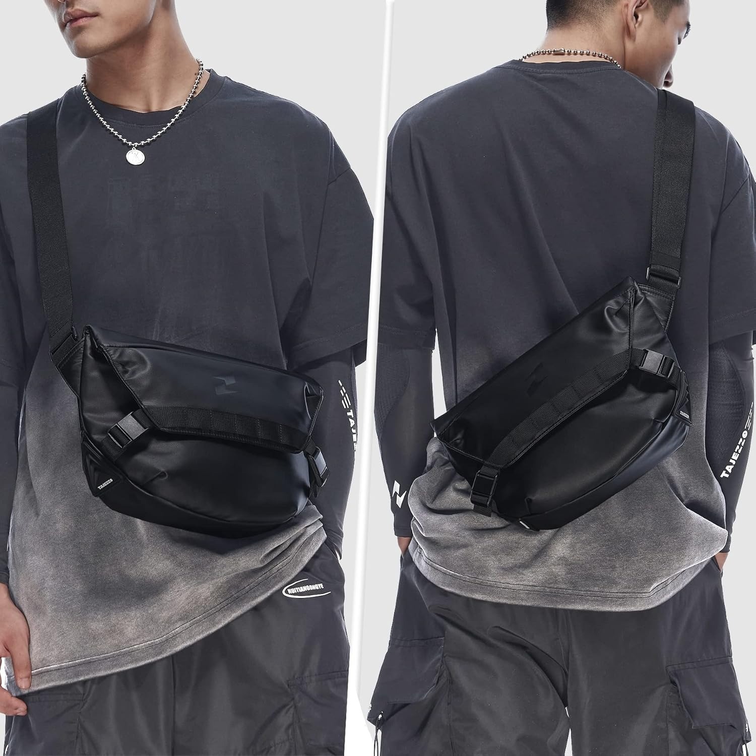 Waterproof Crossbody Bag for Men Travel Messenger Shoulder Bag