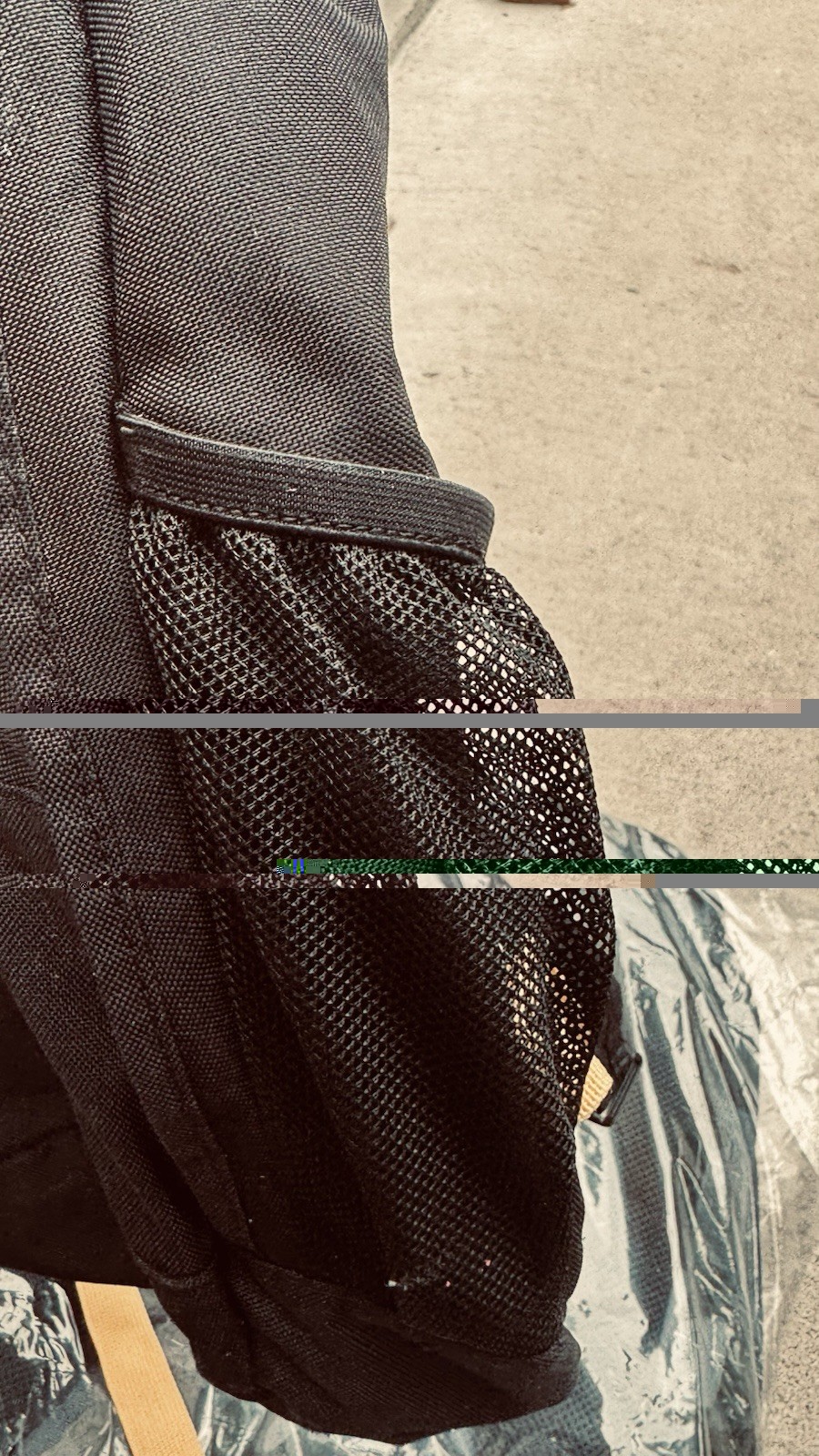 Nike Brasilia XL Backpack Black/Gray Camo Zip Bottle Pocket Padded Straps