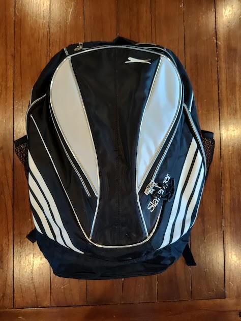 Slazenger Large Padded Laptop Backpack Multiple Compartments with Wet Bag GUC