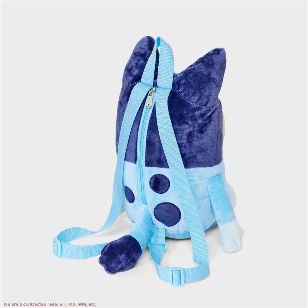 Kids’ Bluey Plush 16″ Backpack – Blue
