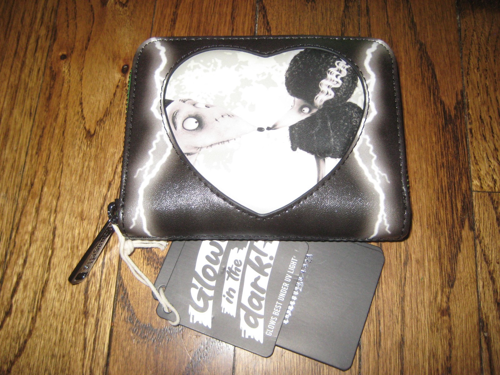Loungefly Disney Frankenweenie Sparky Glow Mini Backpack- Wallet set! New!