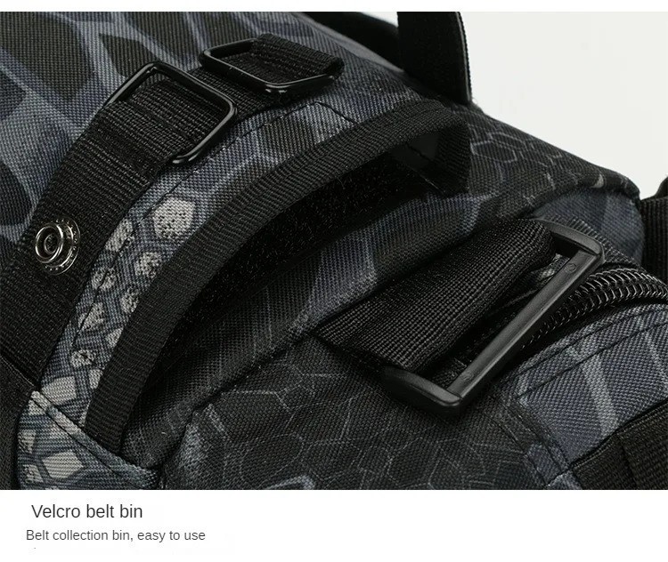 Outdoor Hiking Waist Bag 600D Waterproof Oxford Climbing Shoulder Bags Fishing