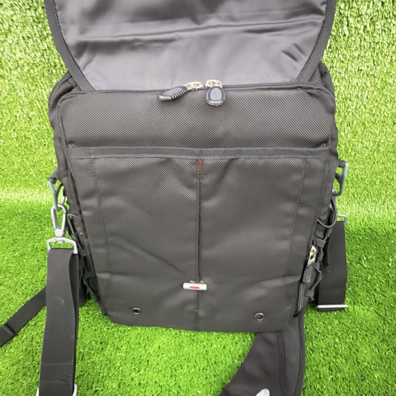Oakley RARE VINTAGE Tactical Field Gear Vertical Messenger/BACKPACK 2Way Bag Y2K
