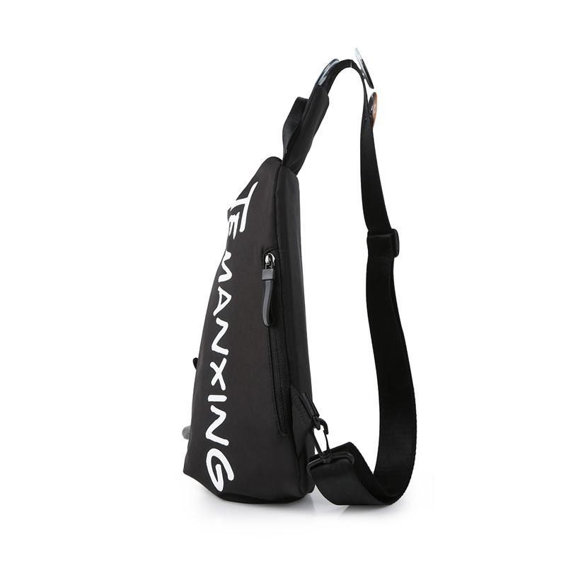 Aottla Chest Bag Crossbody Backpack Men Waterproof Oxford Cloth Shoulder Bag Wom