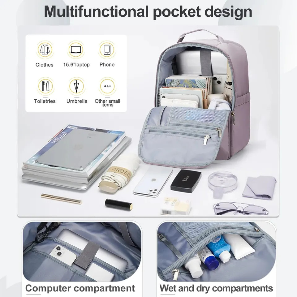 Hand Luggage Travel Backpack 40x20x25 Cabin Carry On Lightweight Airplane Bag