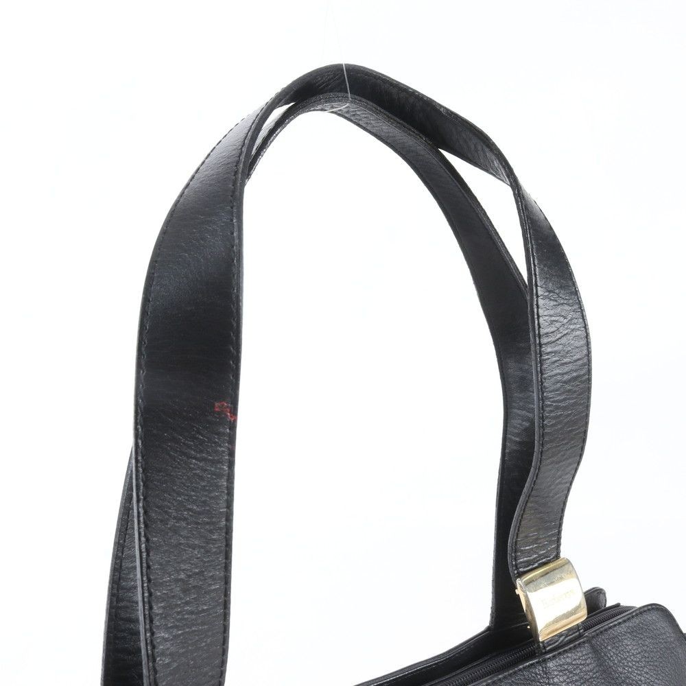 Authentic Burberry Leather Tote Bag 37cm x 28cm x 9cm Black Business Casual