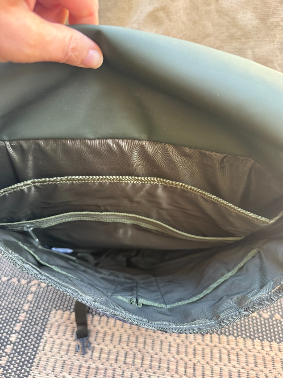 Timbuk2 Swig Backpack Canvas Unisex Commuter Travel Work School Green Blue New
