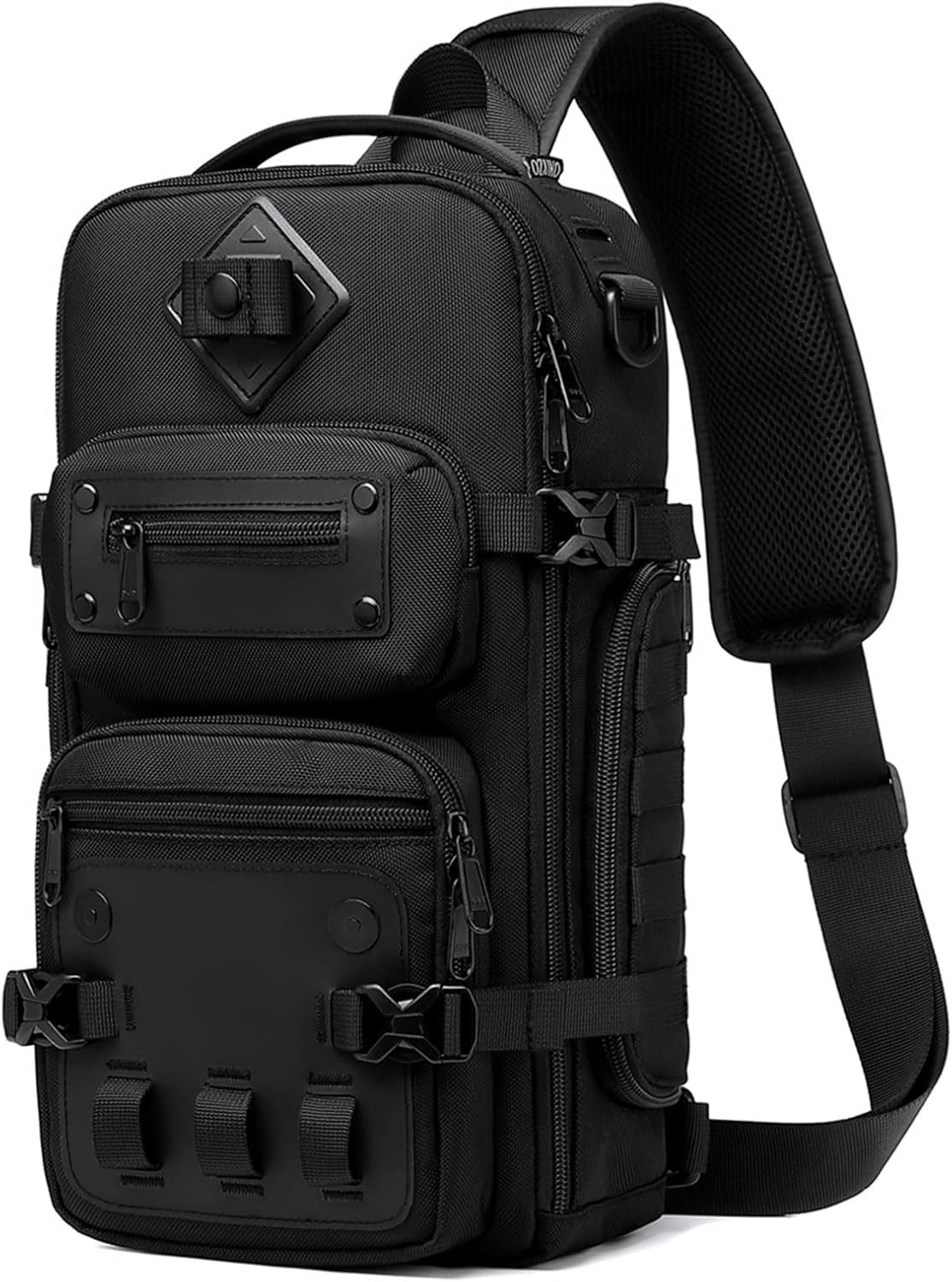 Sling Bag for Men, Large Capacity Crossbody Chest Pack, Water-Resistant Tactical