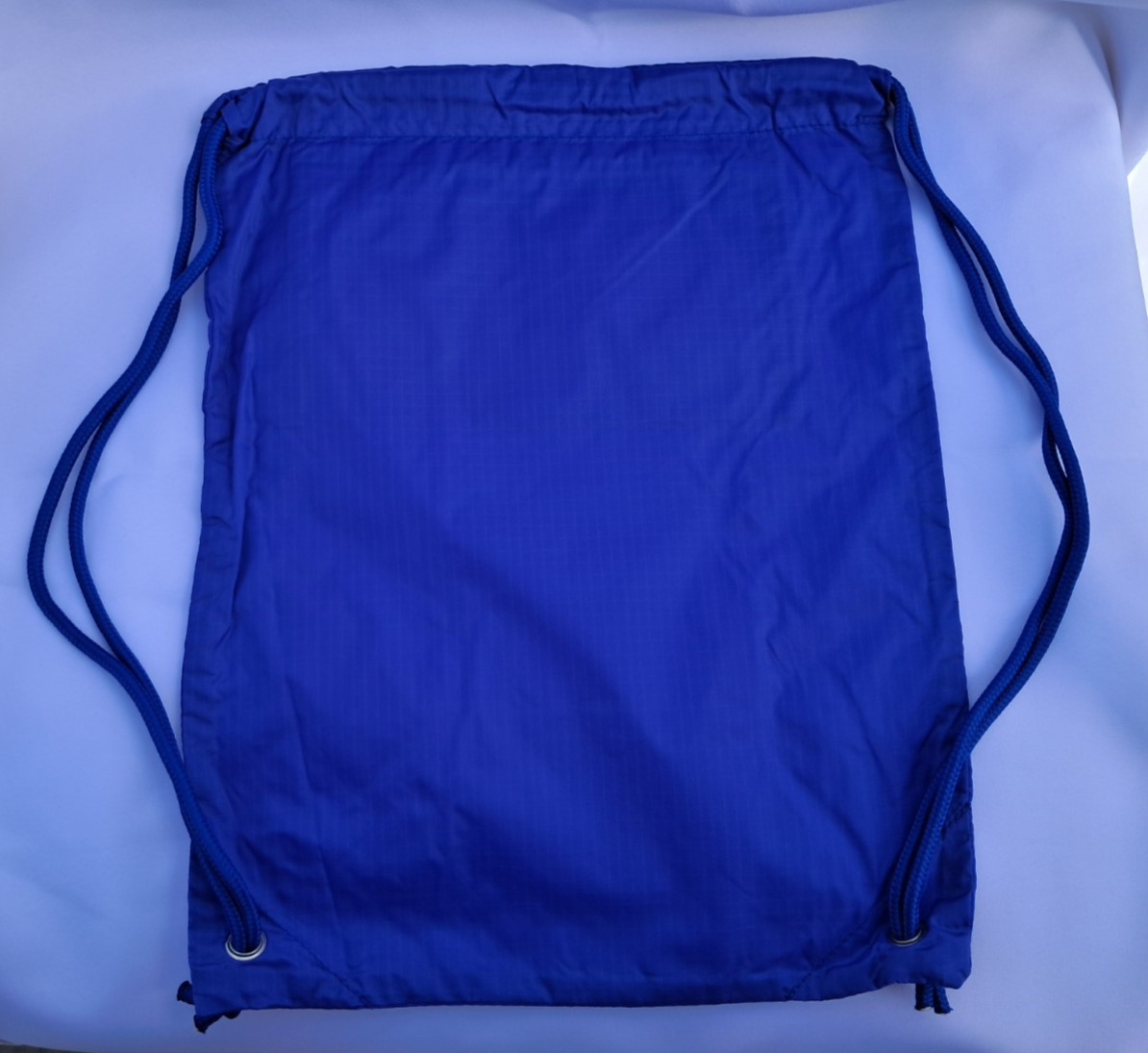 Nike Tiempo Soccer Drawstring Tote Carry Shoe Dust Gym Bag 16×13 Blue White