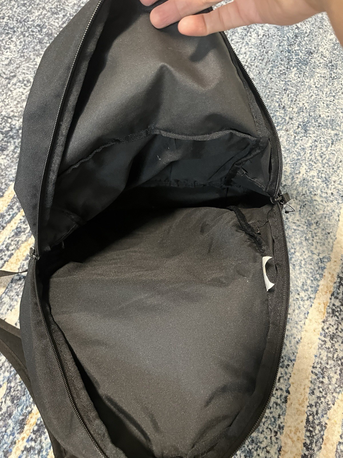 Nike Backpack black C 39 Sport RN56323 CA05553 100% Polyester