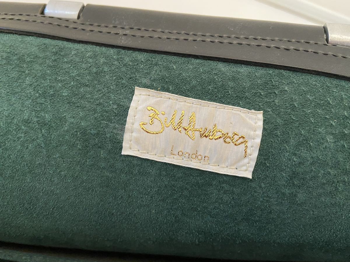 Used BillAmberg Rocket Bag Briefcase Black Silver Bill Amberg Dulles Bag