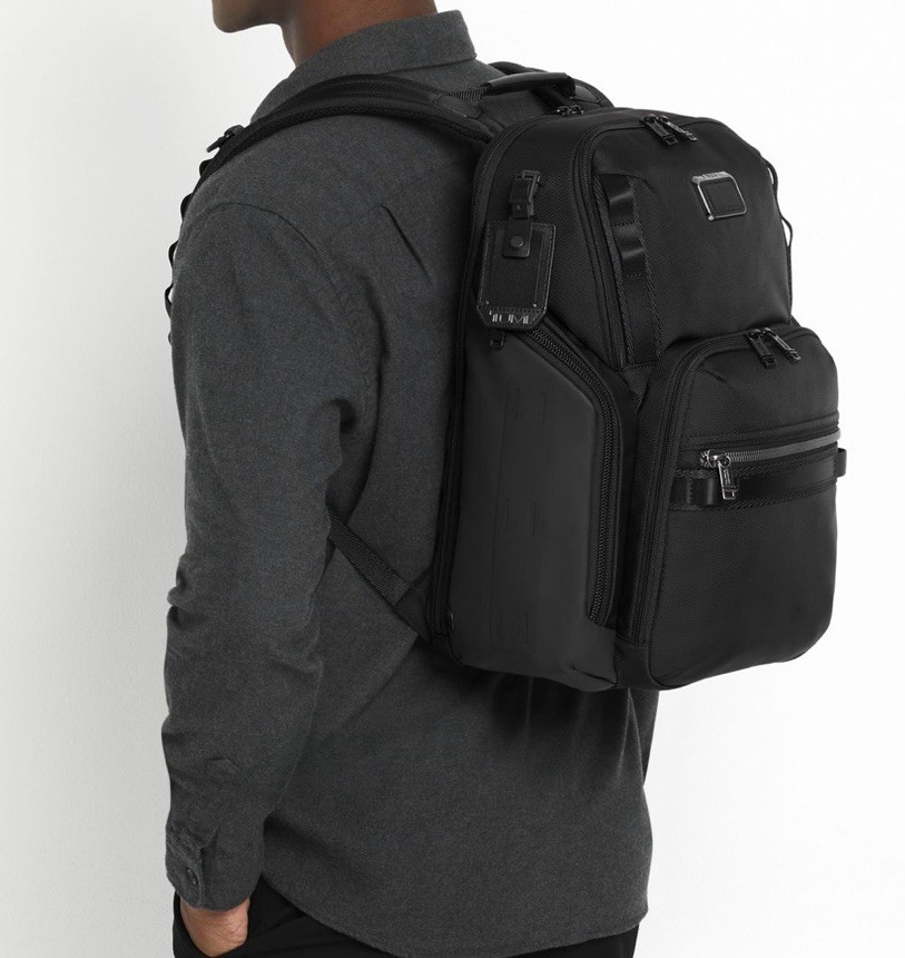 TUMI ALPHA BRAVO SEARCH Backpack Nylon Black 232789D $650