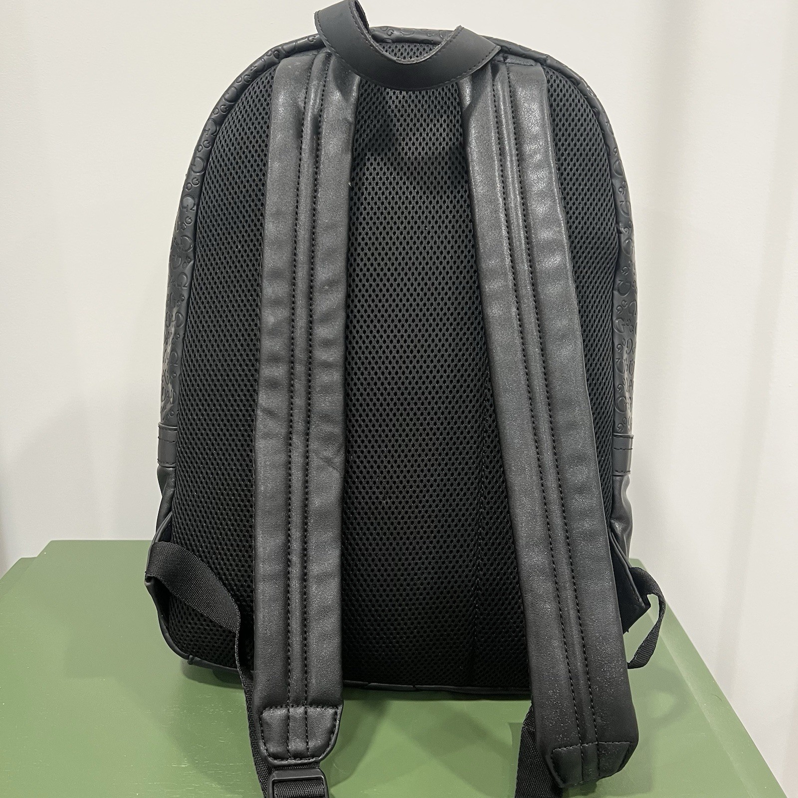 Guess Men’s Black Embossed Backpack