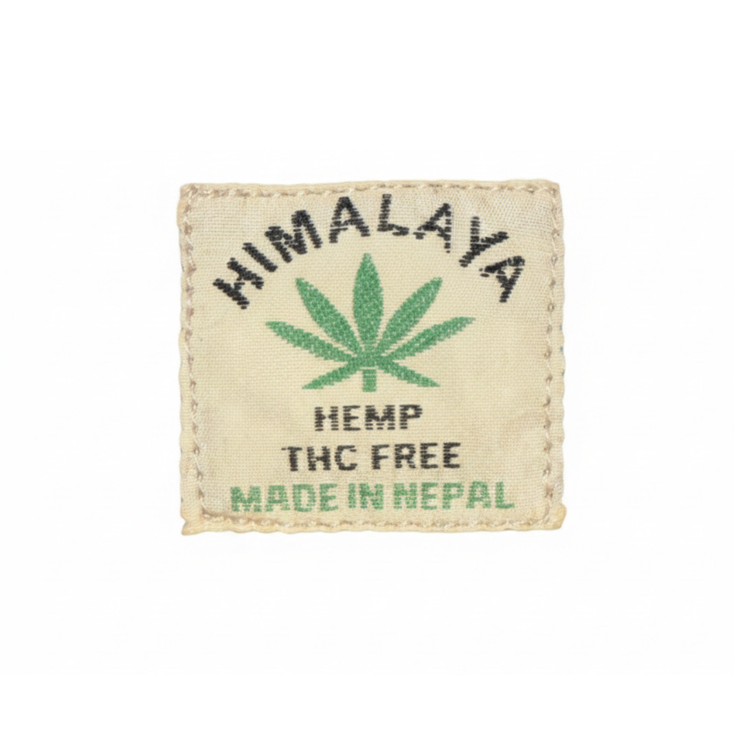 Himalayan Hemp Backpack – Buddha Nepal Boho Laptop Bag – Eco-Friendly Hippie Yog