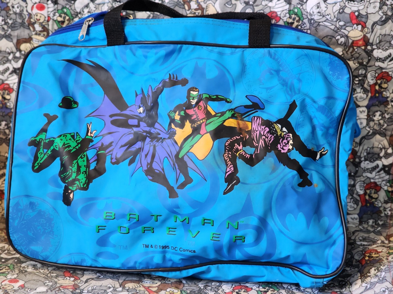 Vintage Batman Forever Movie Shoulder Bag 1995 DC Comics