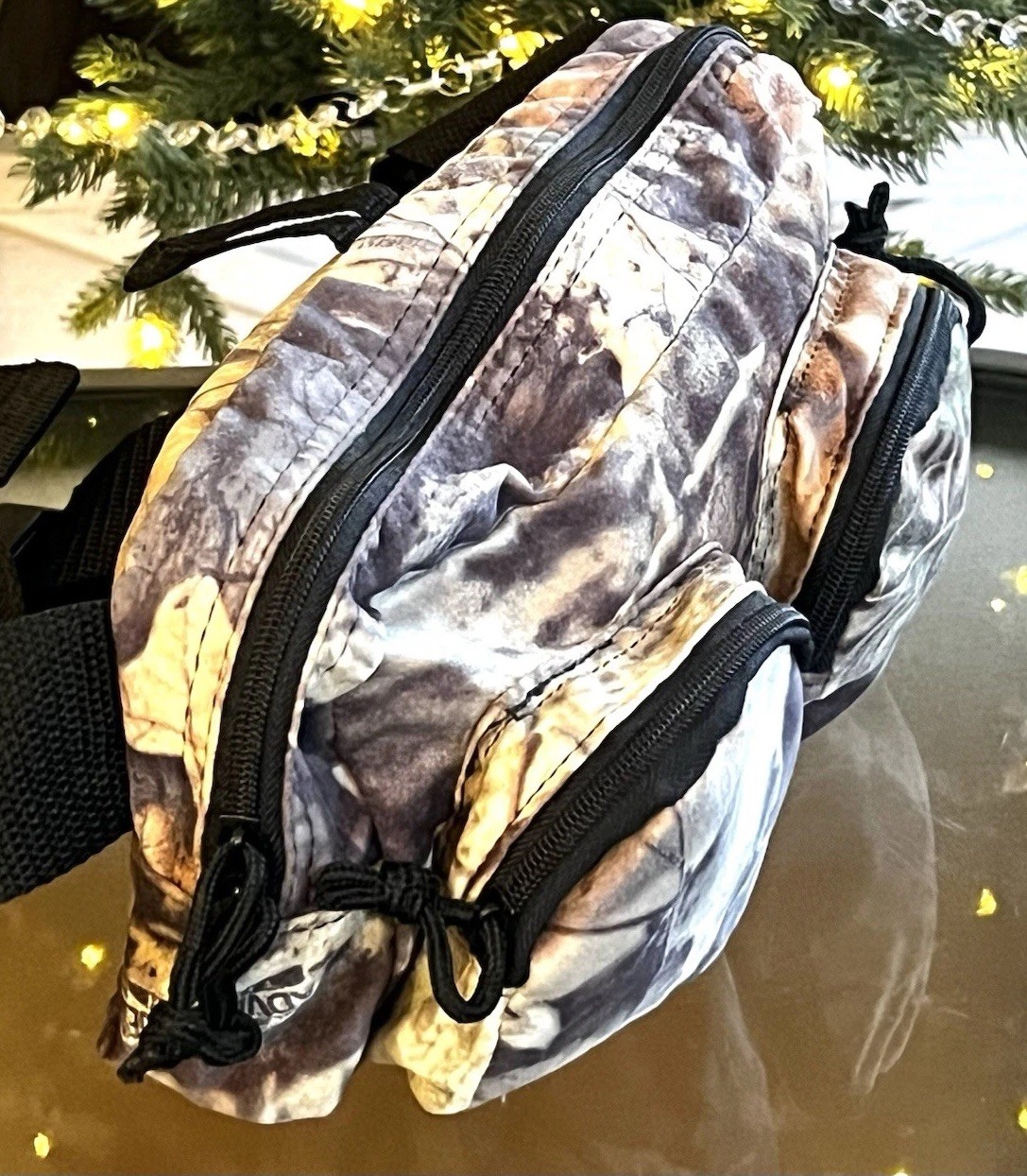 Vtg Fieldline Hunting Camouflage Waist Pack Adj Fanny Pack Bag Advantage Timber