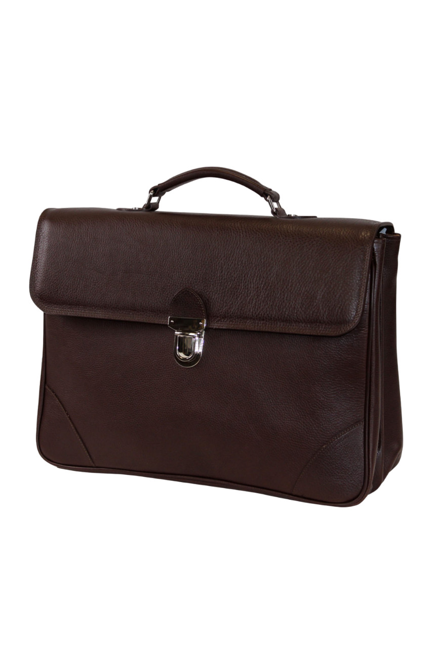 Leather Briefcase Luxury Medium Case Soft Full Grain Leather HANDMADE TO ORDER