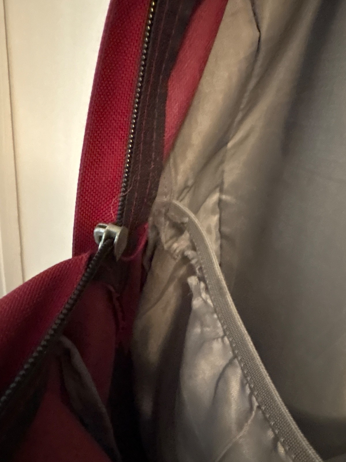 JanSport Right Pack Backpack with Suede Bottom in Burgundy
