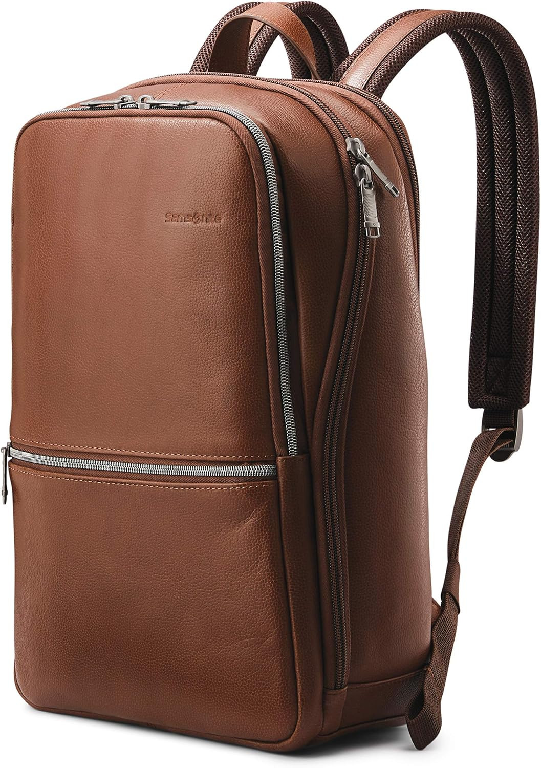 Leather Backpacks Business Laptop Bags Tablet Compartment Choose Your Color