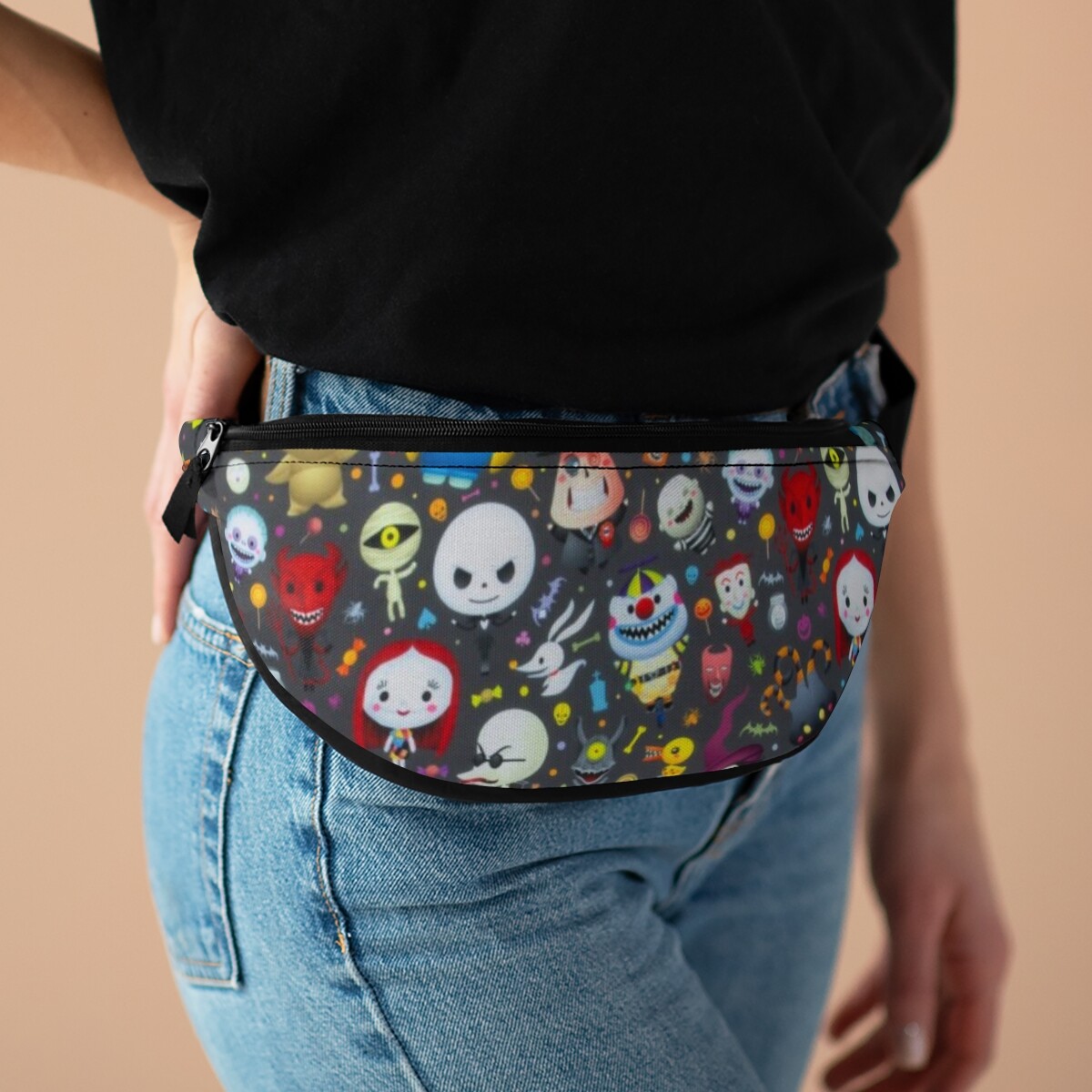 Nightmare Before Christmas Fanny Pack, Disney Fanny Pack, Jack Skellington Bag