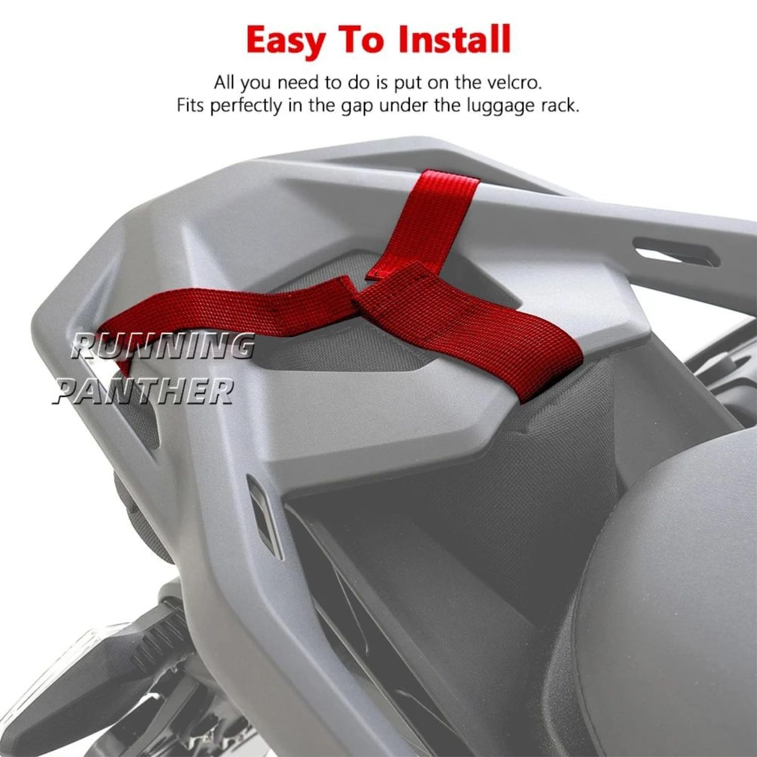 Motorcycle Rear Tail Bag Luggage Rack Bag Toolkit Waterproof Invisible Storag…