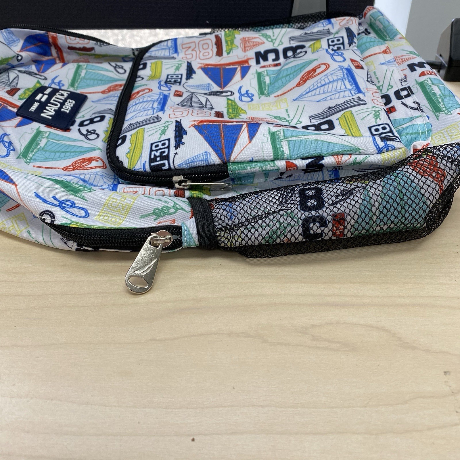 NWT Nautica 1983 Sailboat Backpack AOP All-over Print