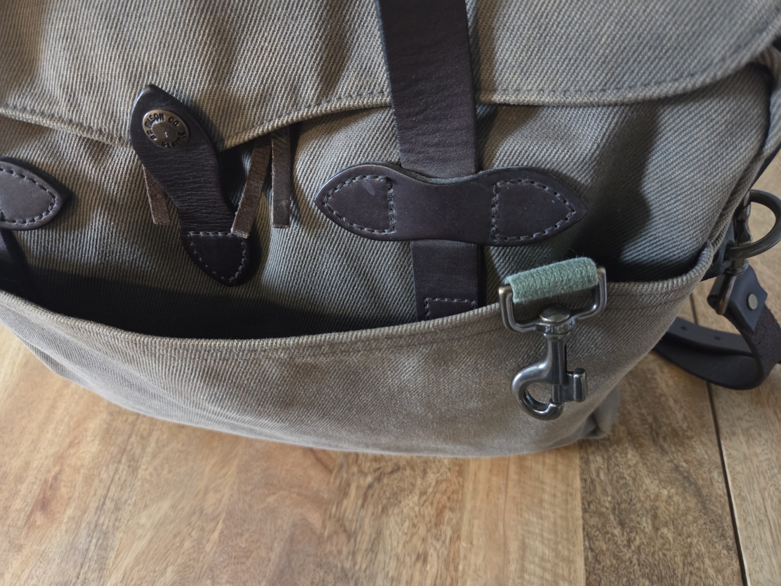 Filson Rugged Twill Original Briefcase | Otter Green | Made in USA | MSRP $499