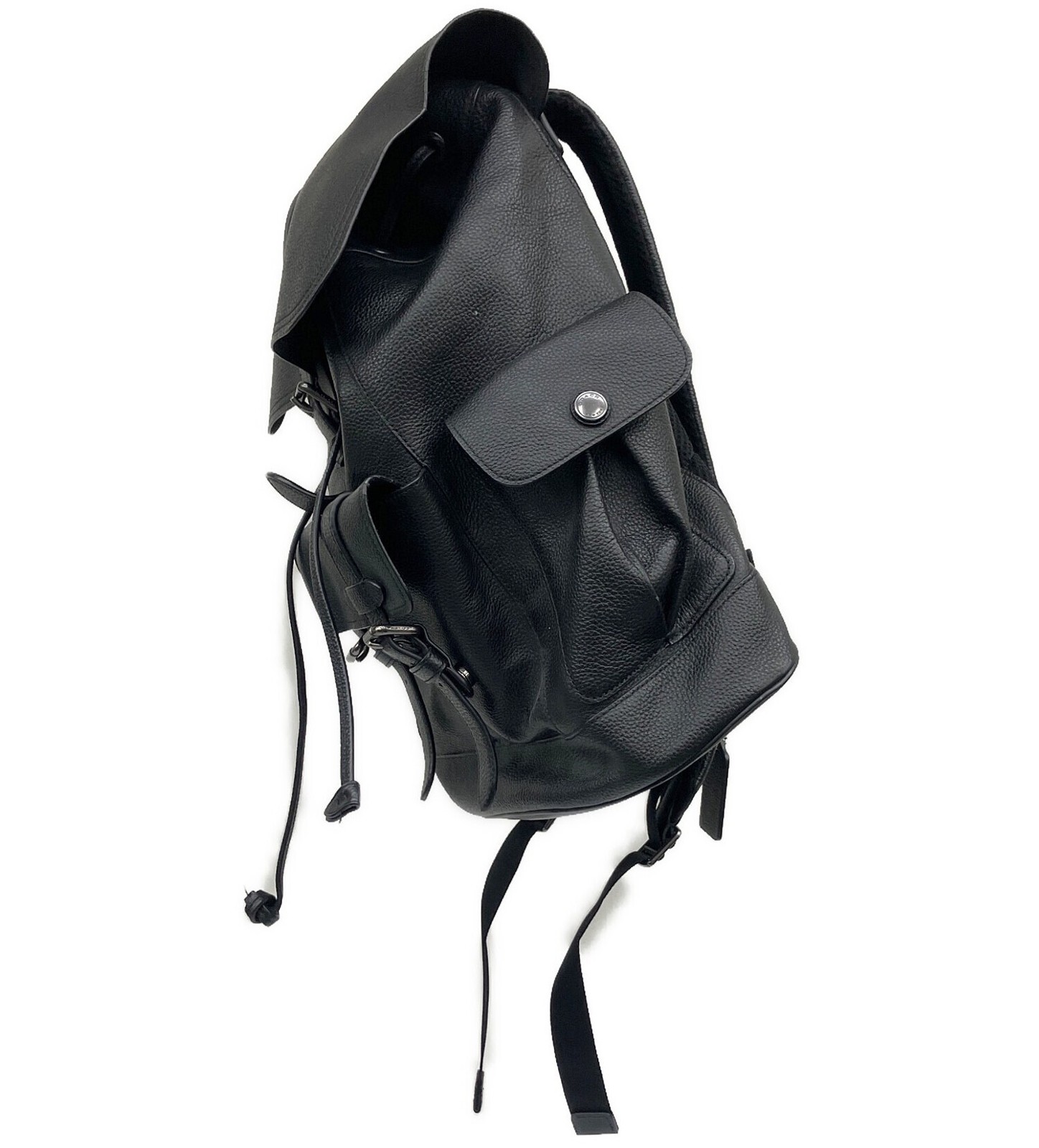 COACH Hudson Backpack Black Leather F36811