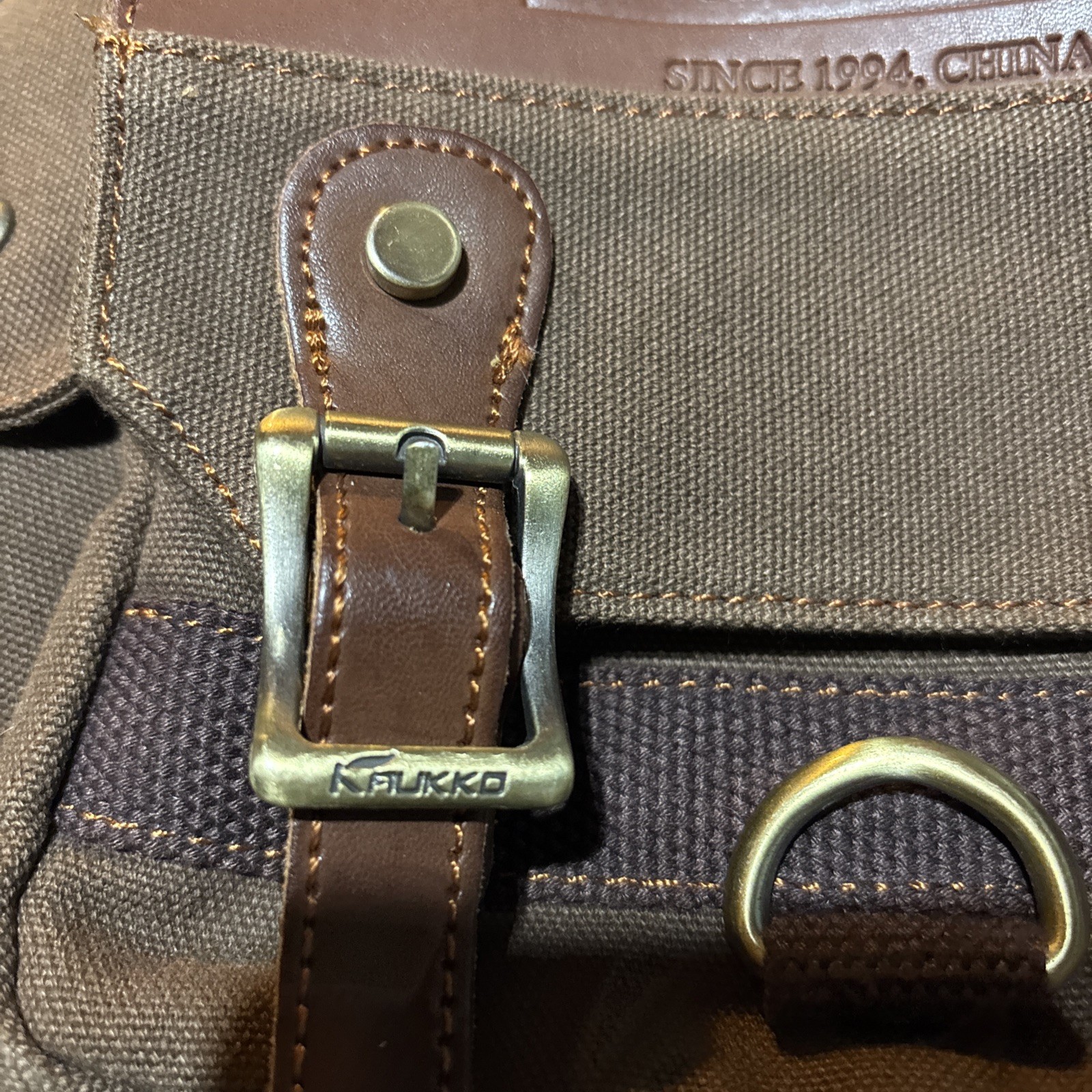 Kaukko Simple Casual Message Bag Daily Life Western U.S. Cattle Subpackages
