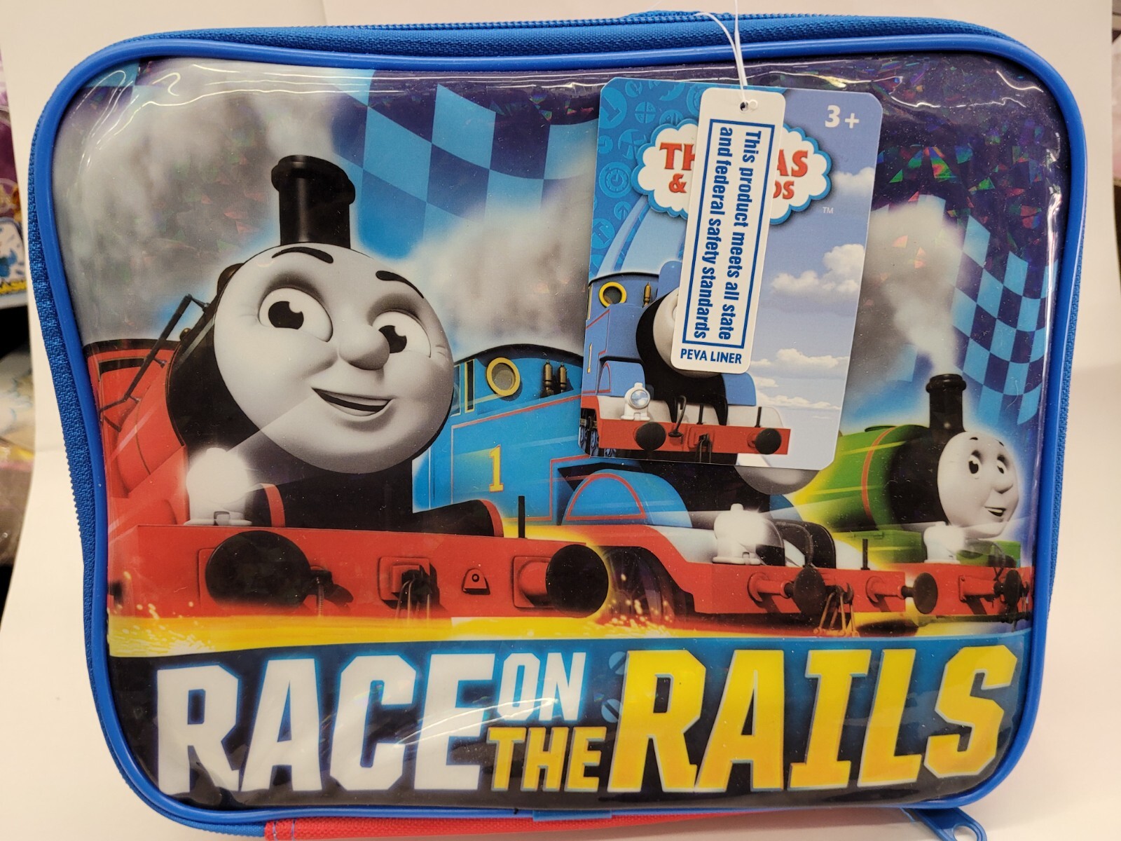 THOMAS & FRIENDS KID INSULATED LUNCH BAG BOX WITH HANDLE FOR CARRY-BRAND NEW