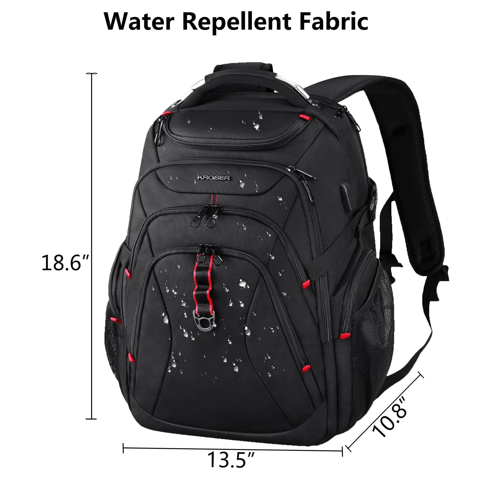 Travel Laptop Backpack 17.3 Inch XL Computer Backpack with Hard Shell Saferoo…