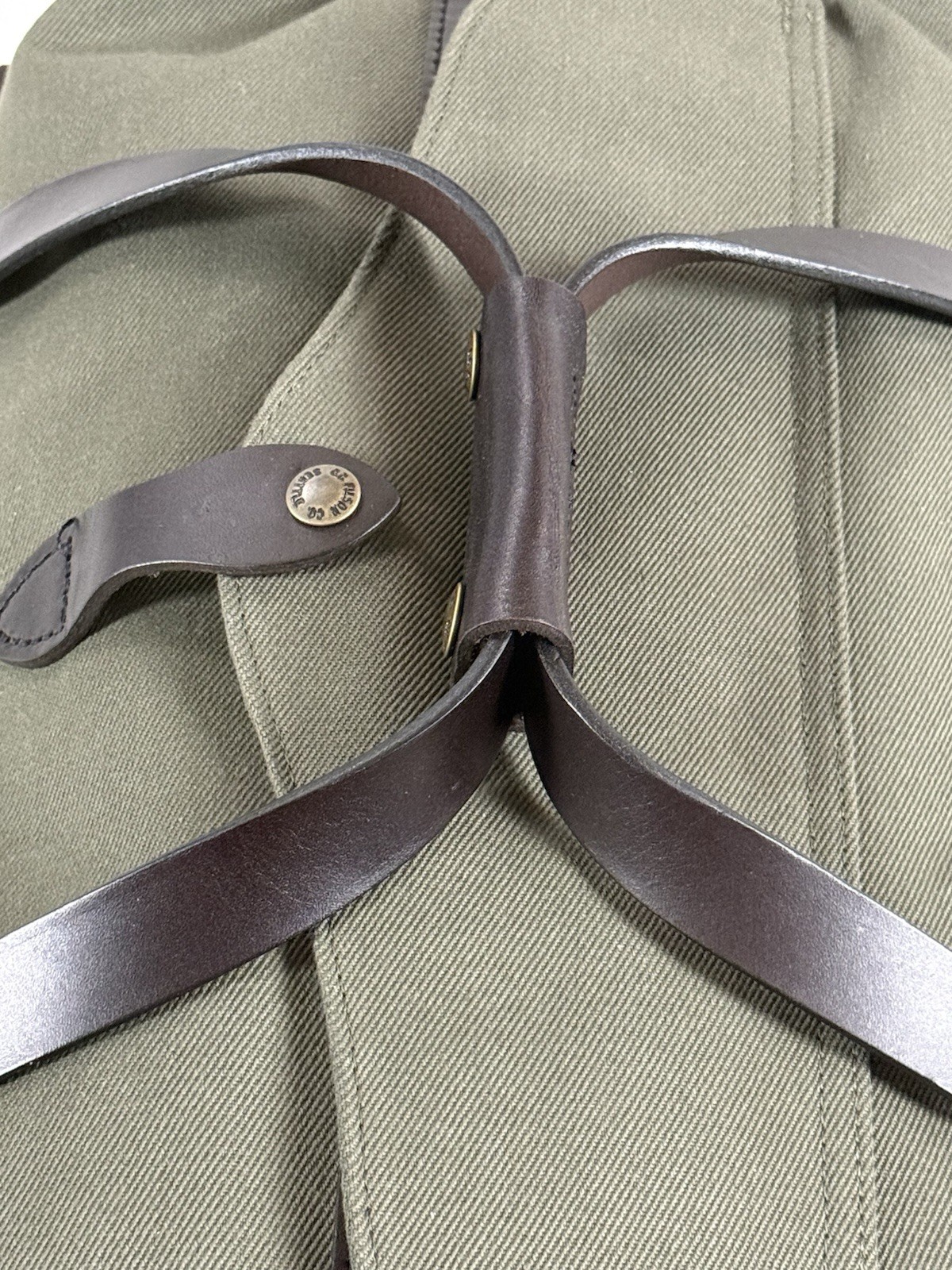 FILSON SMALL RUGGED TWILL DUFFLE BAG OTTER GEEEN NWT SOLD OUT