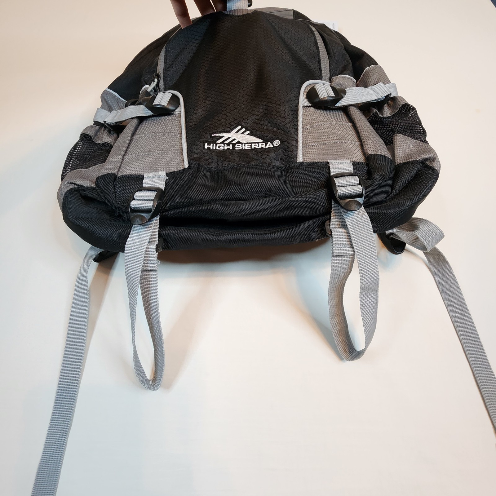 High Sierra Loop Backpack 33L Travel Work Backpack Black/Charcoal