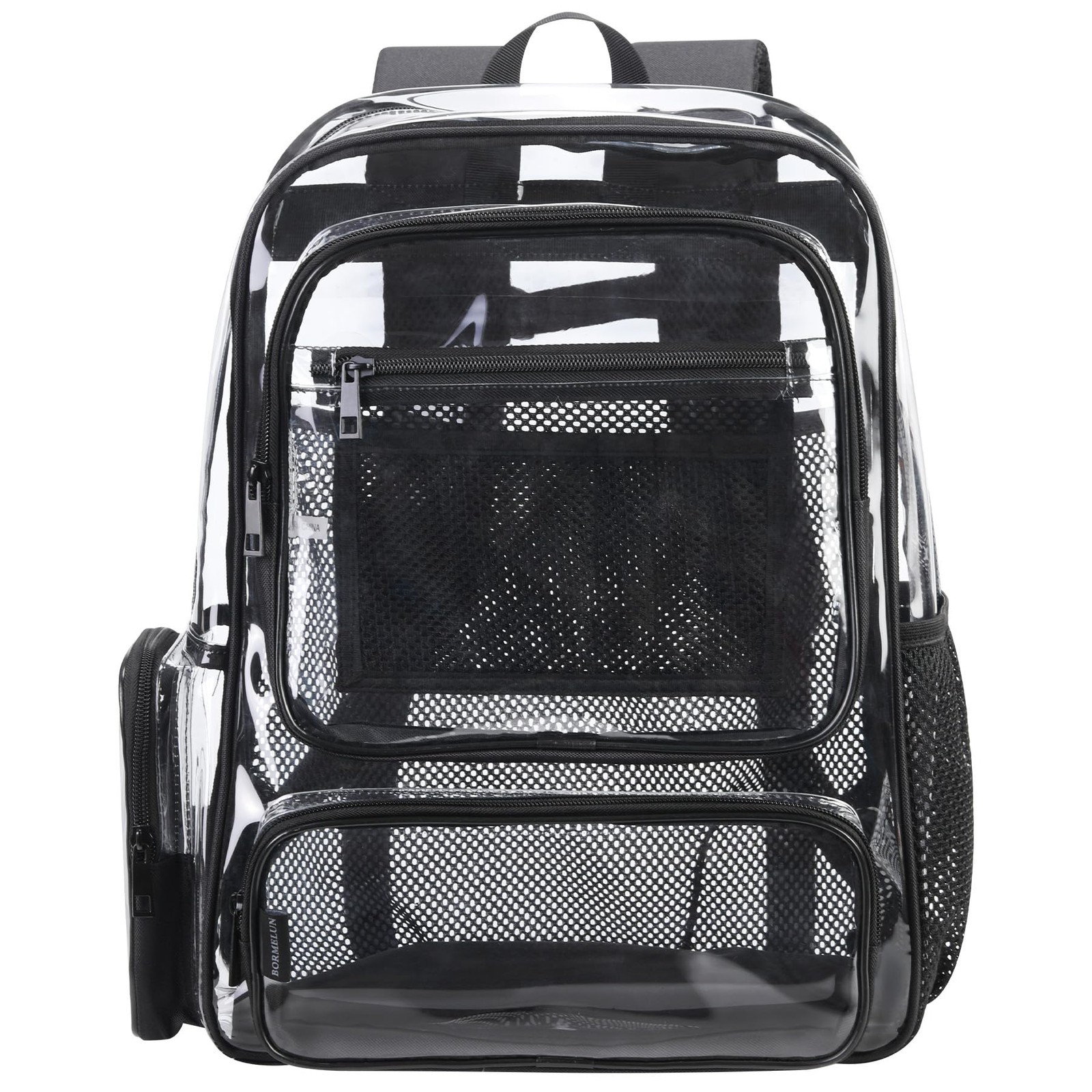 Heavy Duty Clear Transparent Backpack School Stadium Travel Work Men Women Bag