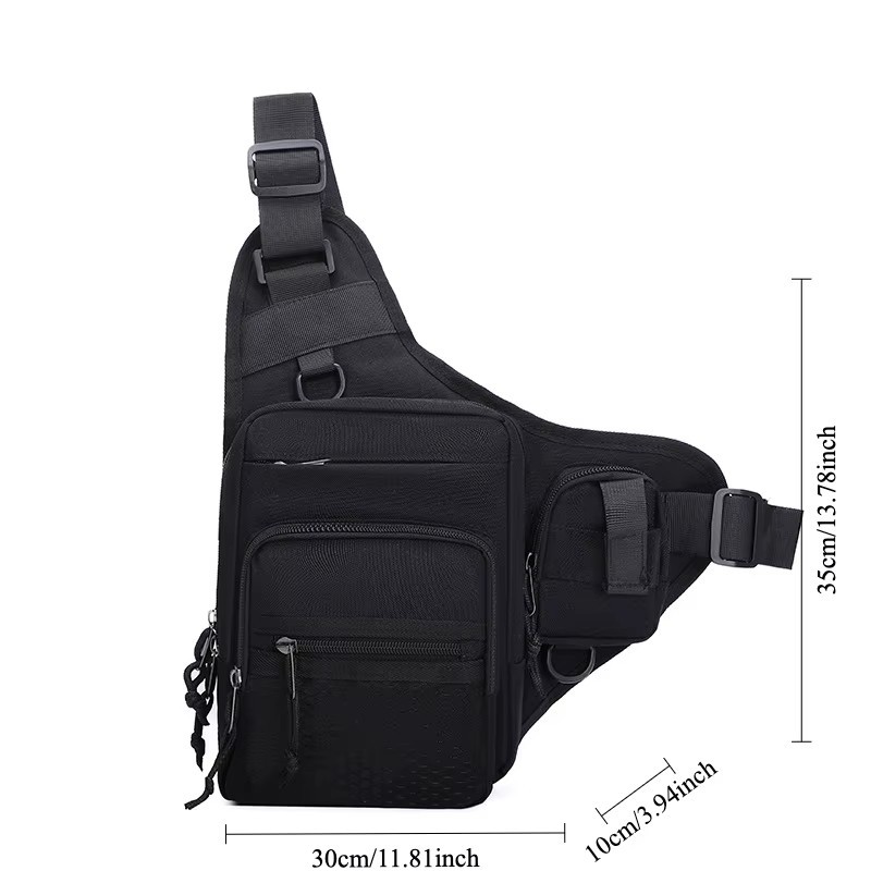 Tactical Chest Pack Molle Waist Bag Crossbody Fanny Pack Men Hiking Camping US