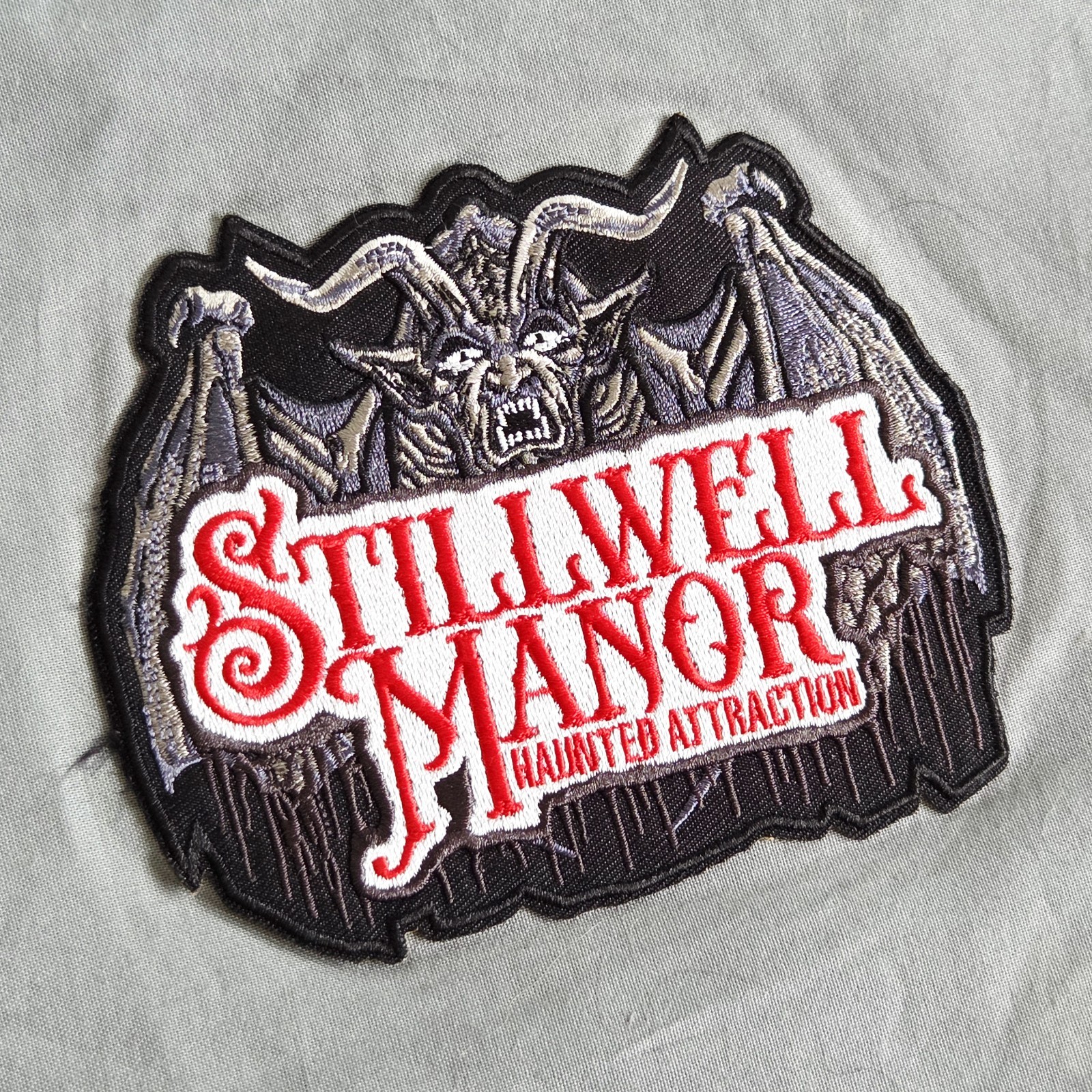 Stillwell Manor Haunted House Bag Drawstring Backpack Horror Halloween Indiana