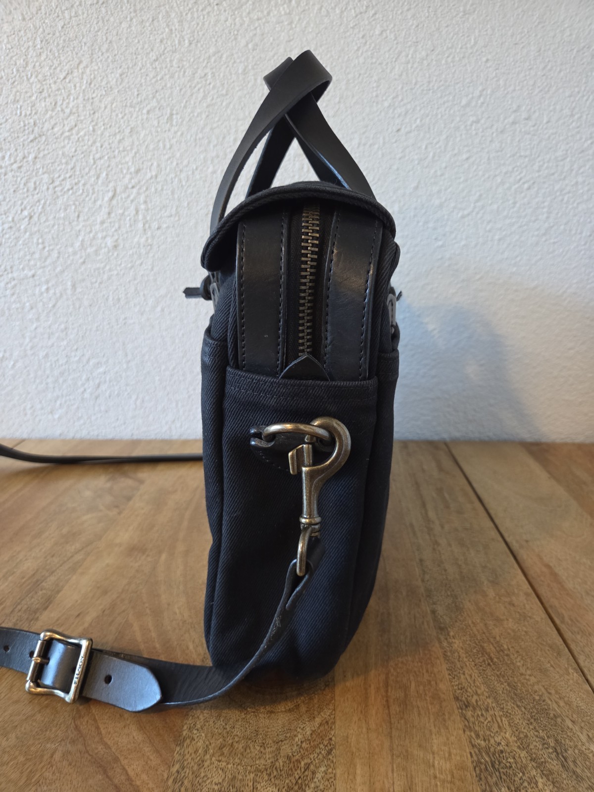 Filson Rugged Twill Original Briefcase | Black | Made in USA | MSRP $499