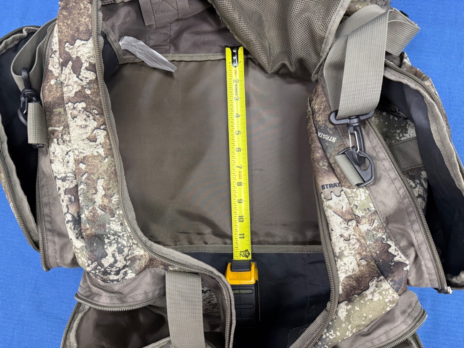 Cabelas Camouflage Duffle Bag with Shoulder Strap, 18 x 12 x 8 Inches